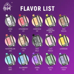 HEBAT 喜貝 10000口 拋棄式電子煙｜超大容量一次性電子菸｜多款人氣口味｜免充電即用｜台灣現貨供應